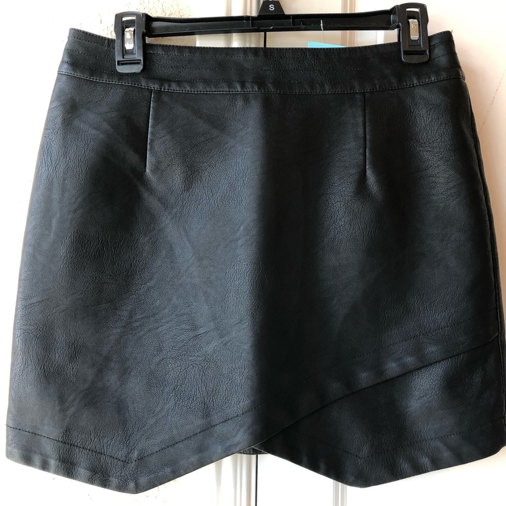 NWT Vegan Leather Skirt